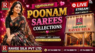 LIVE TODAY - POONAM SAREE COLLECTIONS | LINEN COTTON | RAVEE SILK PVT LTD | ELAMPILLAI & COIMBATORE screenshot 3