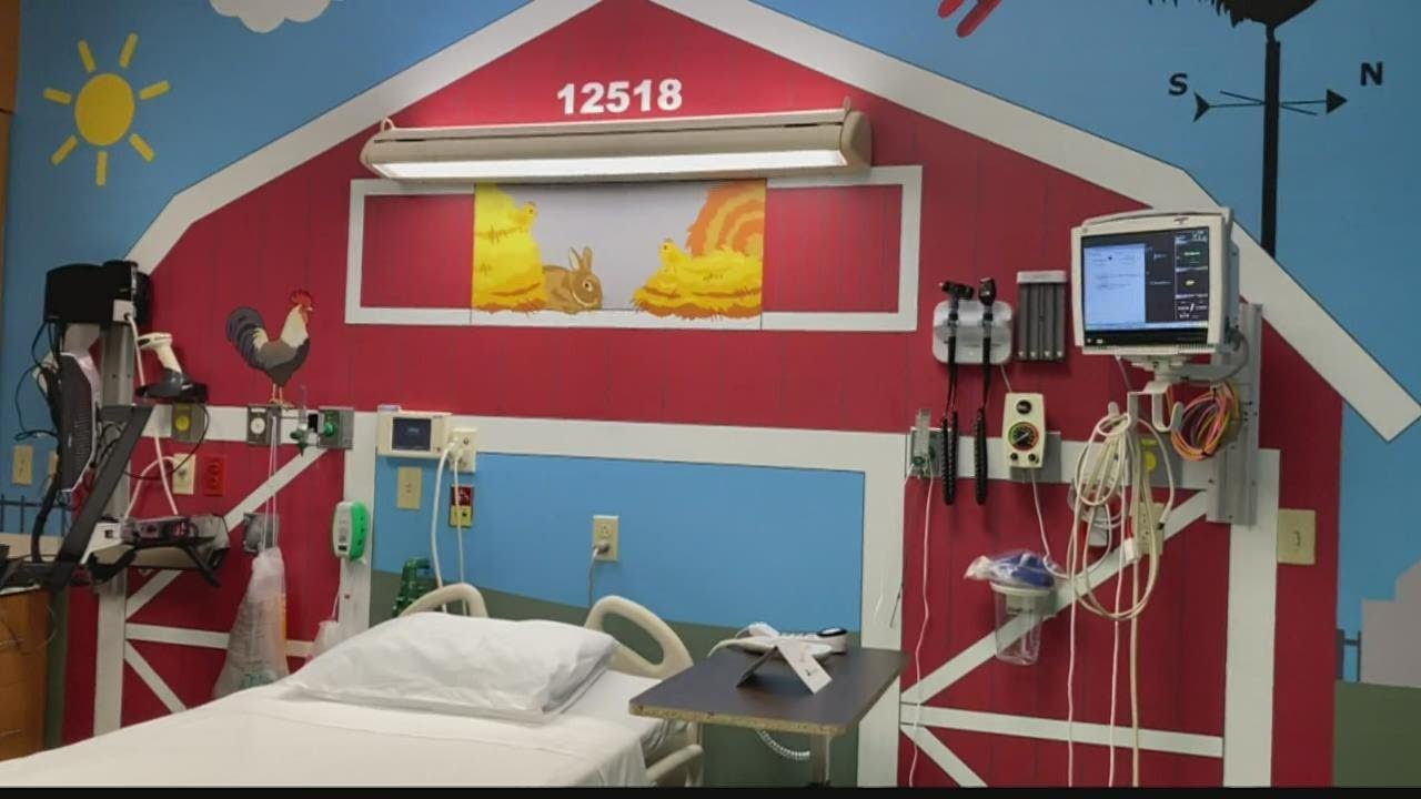 Children's hospital room decor is a tribute to Bryce Clausen YouTube