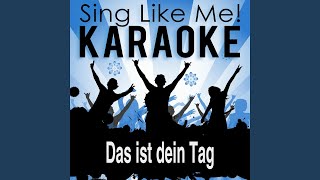 Warum denken traurig macht (Karaoke Version)