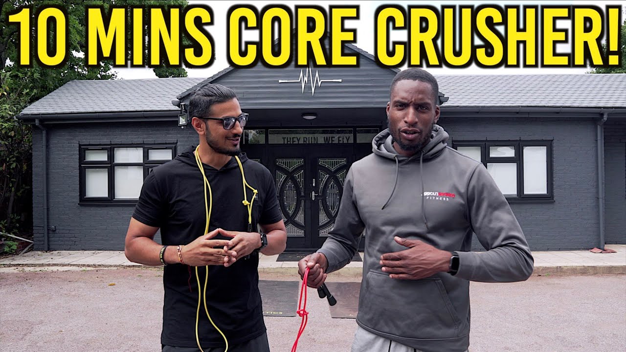 QUICK CORE CRUSHER!! 10 Minute Jump Rope HIIT Workout by Rush Athletics