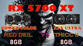 POWER COLOR RED DEVIL VS XFX ULTRA THICC II GANING BENCHMARK | 1080P | 1440P| 2160P
