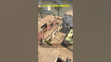 3 Ways To Smoke Window On B Mirage csgo #shorts