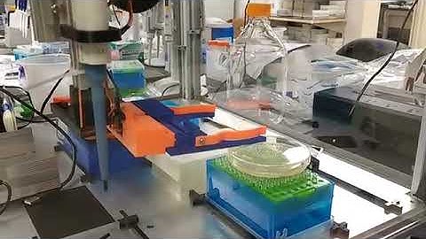 Opentrons Plate mover in action