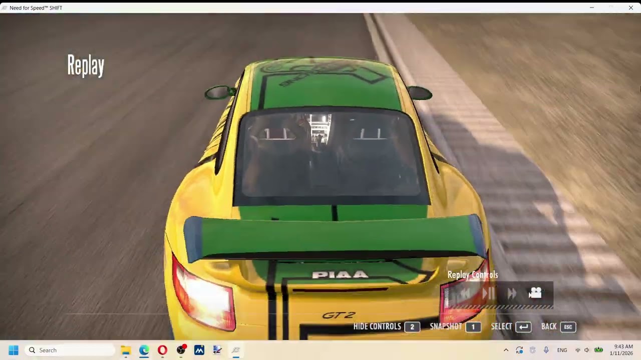 Need For Speed Shift 1 Best Replays 305 Laguna Seca Porsche 911 GT2 #0 Titas Kovaliovas