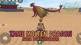 Game Utopia Origin How To Solo Tame Last Fly Molten Dragon Mount Level 55 Full Stats Youtube