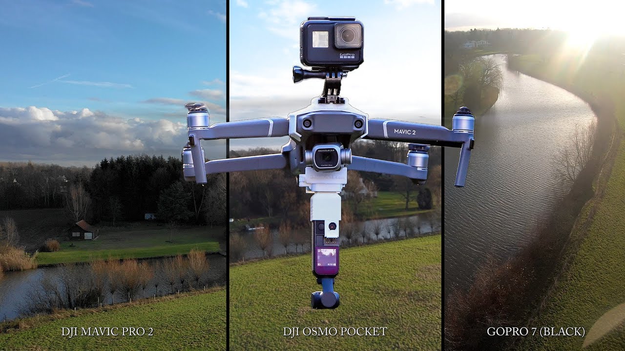 Dji Mavic 2 Pro With Dji Osmo Pocket And Go Pro Hero 7 Black Youtube