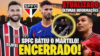 ATUALIZADO! NOVIDADE NO MORUMBIS E REVIRAVOLTA NO SÃO PAULO! BOSCHILIA; CASEMIRO + INFOS DO SPFC