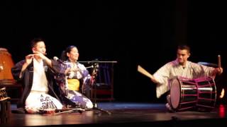 Nagata Shachu And Shogo Yoshii Shinobue Perform Saodake Uri
