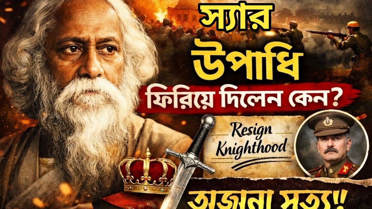 ব্রিটিশদের “Sir” উপাধি ফিরিয়ে দিলেন কেন? | Rabindranath Tagore এর প্রতিবাদের ইতিহাস