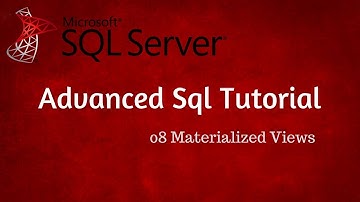Advanced Sql Tutorial (049 Materialized Views with ON COMMIT option)