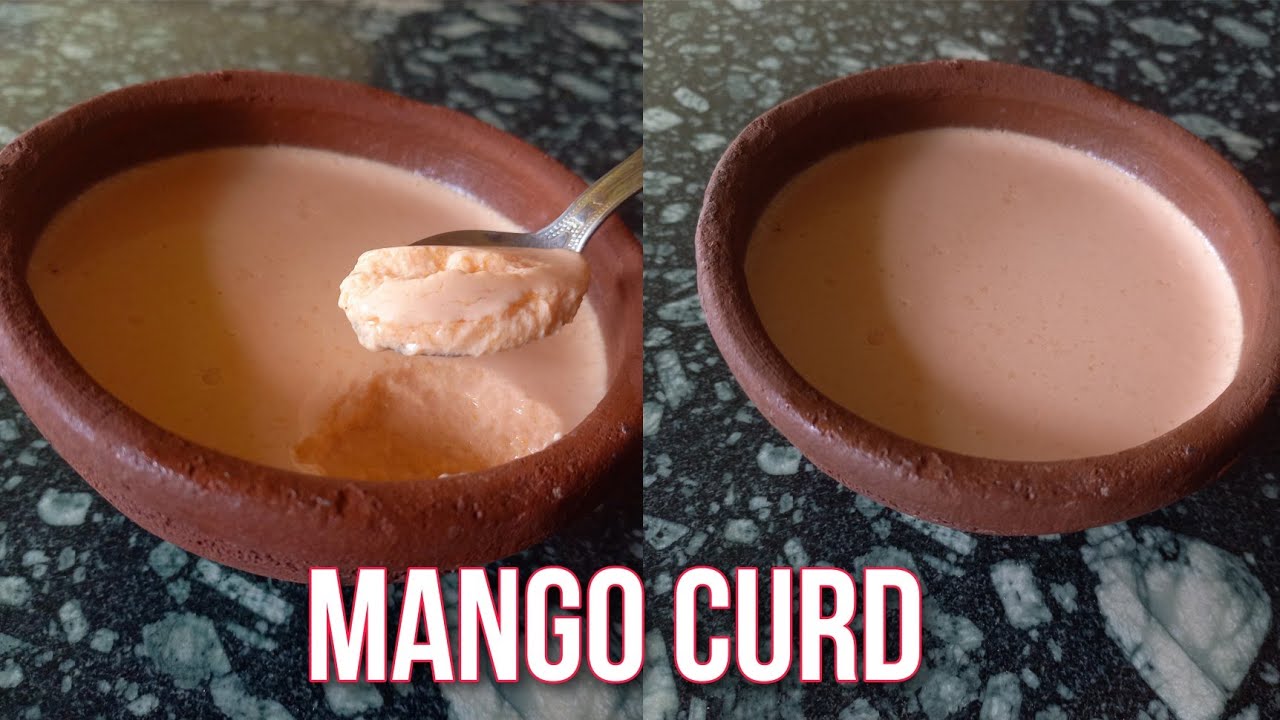 Mango yogurt recipe Easy Mango Dessert Recipe Aam doi sweet