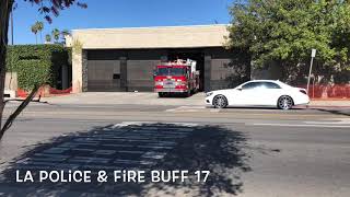 Lafd truck 66 responding