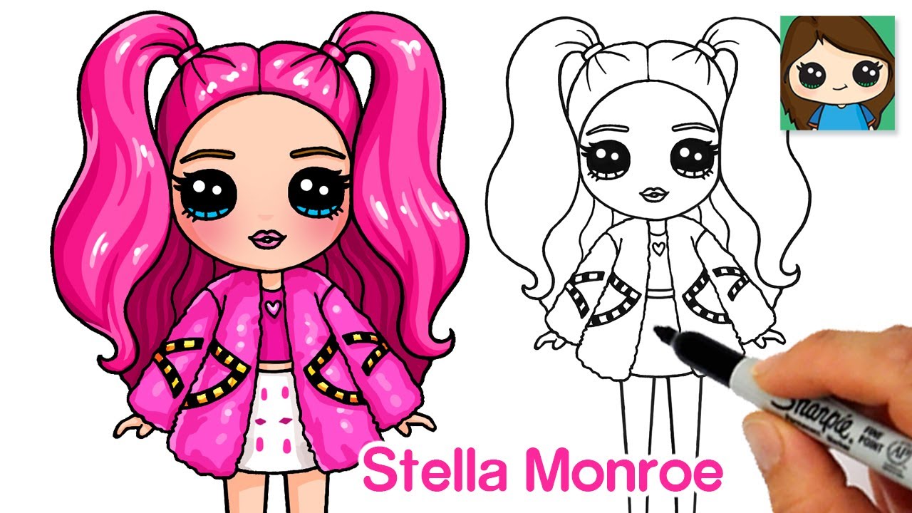 How to Draw Rainbow High Fashion Doll ???? Stella Monroe - YouTube