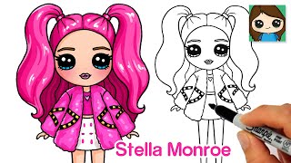 How to Draw Rainbow High Fashion Doll ???? Stella Monroe - YouTube