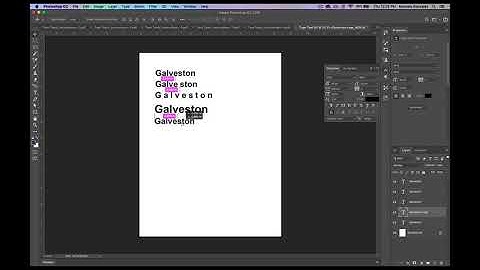 Text Tool 1: Character Panel