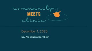 205. Dr. Alexandra Kornbluh
