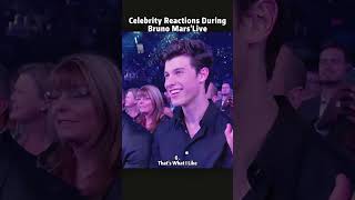 Celebrity Reactions DuringBruno Mars'Live