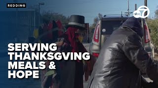 Thanksgiving banquet serves meals and hope to hundreds in Redding