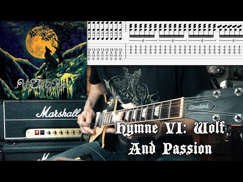 Hymne VI: Wolf And Passion - Ulver (Riff Cover Tab Tutorial)