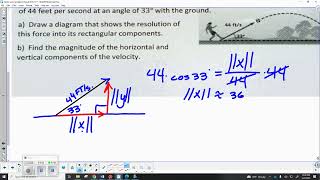 Vector word problems lesson part 2    1 25 23