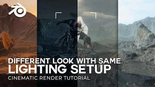 Create A Different Look To Your Scene With The Same Lighting Setup | Blender Tutorial