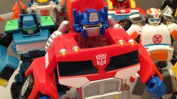 RESCUEBOTS FULL COLLECTION UPDATE TRANSFORMERS VIDEO REVIEW