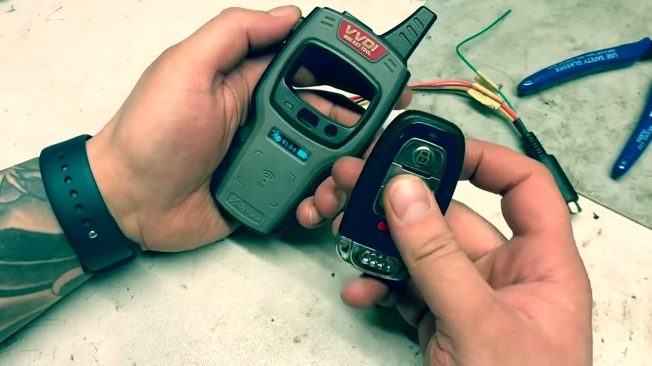 Программирования б/у ключа на AUDI A6C7 при помощи VVDI2 и Mini key tool