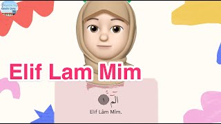 Elif Lam Mim  / Talimli / Ezber / Resimi
