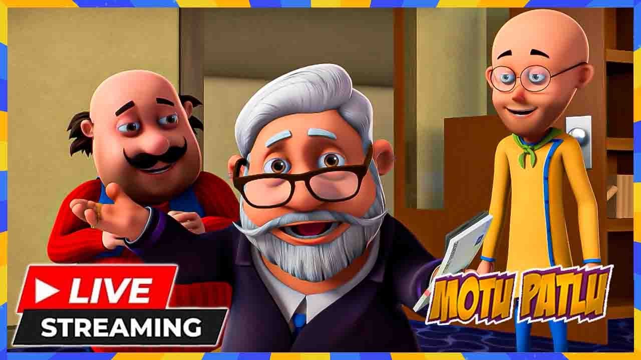 LIVE - Motu Patlu | మోటు పాట్లు దేశీ సఫారీ #motupatlu #motupatlukijodi #cartoon