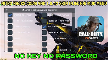 CODM VNG 1.8.42 VIP SKIN INJECTOR | NO KEY NO PASSWORD | NITRO HACKS | #codmskininjector2023