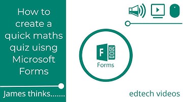 How to create a quick maths quiz uisng Microsoft Forms