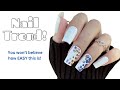 New Nail Trend? | Reverse Chrome | Chrome Stones | EASY Nail Art Design