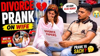 Divorce Prank on Wife Gone Extremely Wrong Husband Wife Emotional Prank
