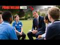 Prince William meets with young social worker  discuss the challenges of supporting families through
