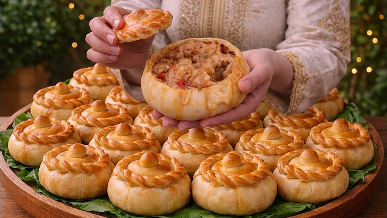 سجلي الوصفة أكيد تحتاجٍيها فطائر الطنجرة😋بدون اختمار👌 بقولم مختلف😋من ألذ الفطائر المالحة للي غاتجربي