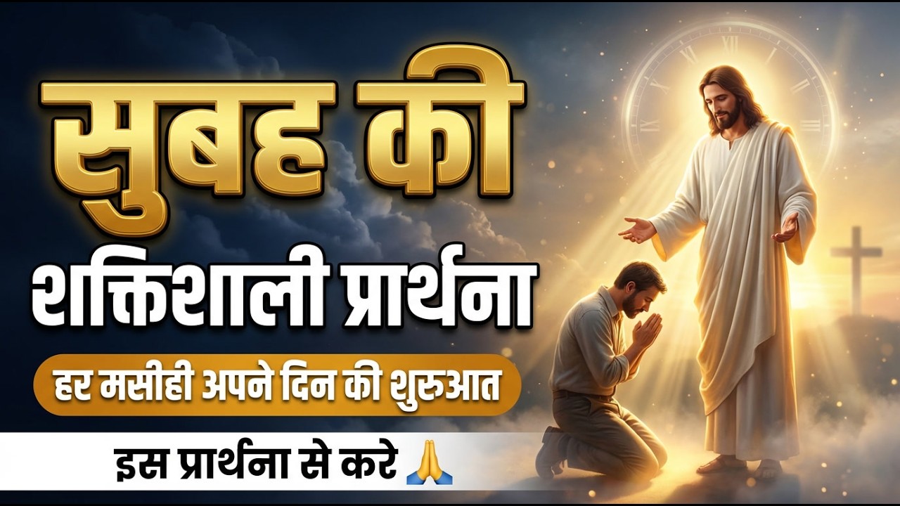 सूबह की शक्तिशाली प्रार्थना | हर मसीही अपने दिन की शुरुआत इस प्रार्थना से करे  |Morning Prayer Hindi