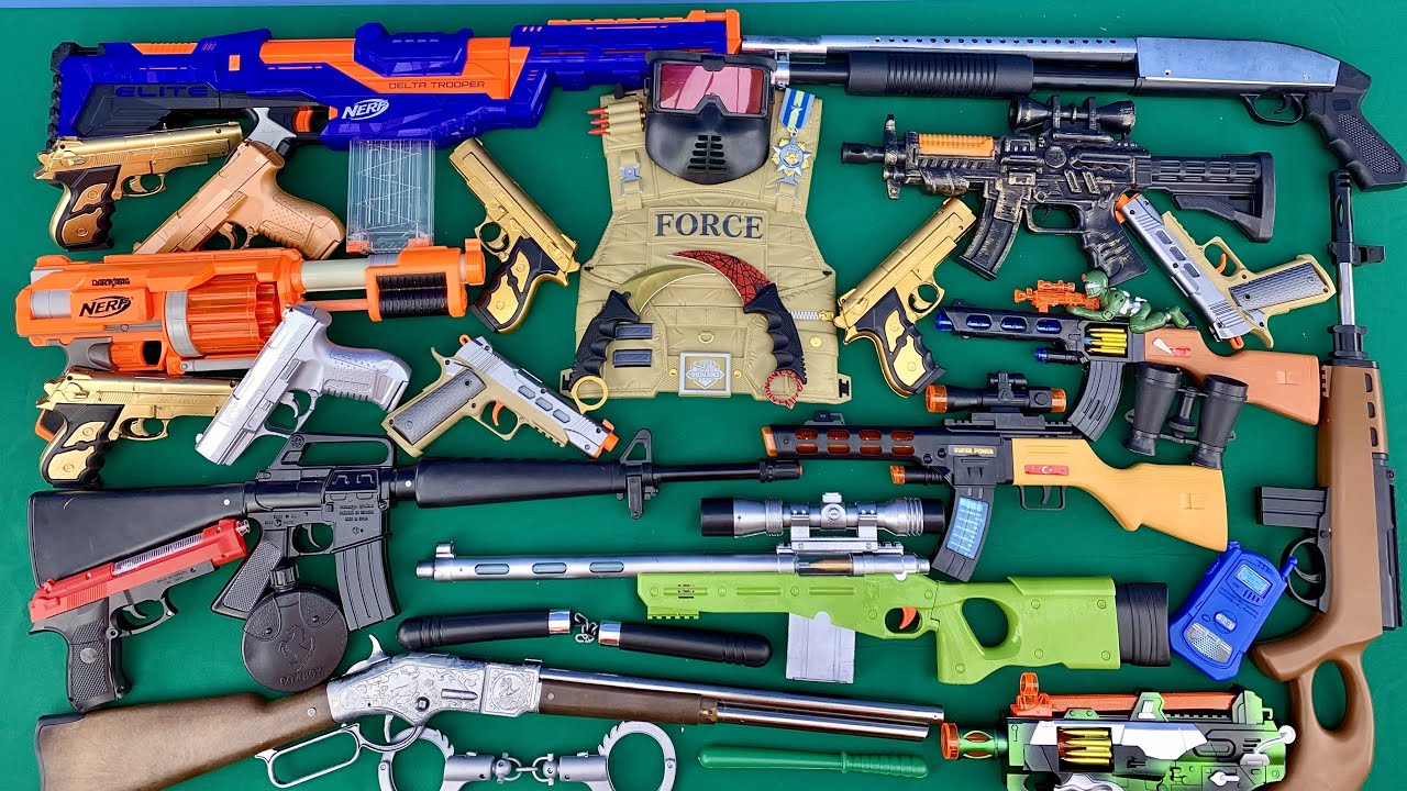 Дробовики и Nerf Wars! Реалистичный металлический M4, пистолет Desert Eagle, Smith Wesson, снайперск