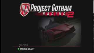 Project Gotham Racing 2 Title Screen (Xbox)