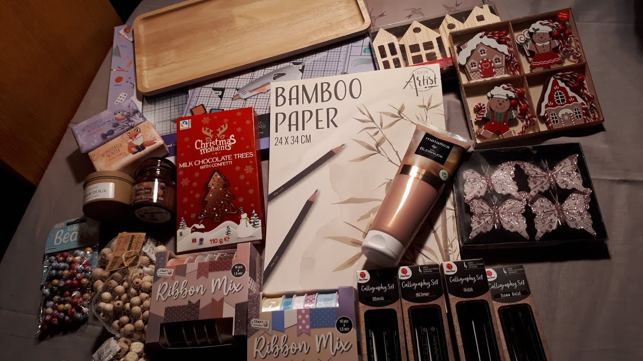 Action Haul/#Glasmatte/#Bamboo Paper ich freue mich!!