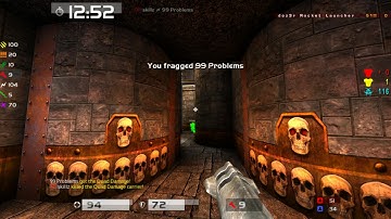 Quake Live: skillz+doz3r vs kisa+99p 2v2 TDM / Campgrounds