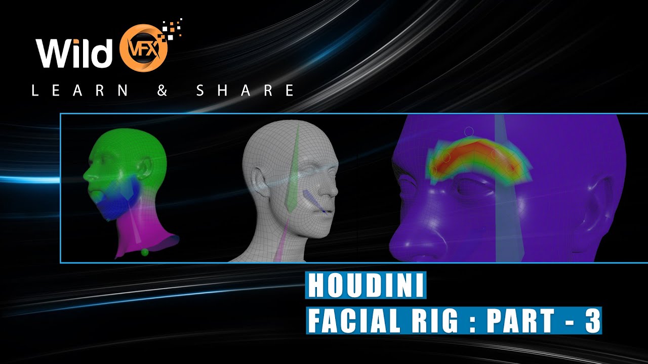Houdini Facial Rig Part : 03 - Wild VFX - YouTube