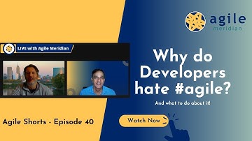 Why do Developers Hate Agile?