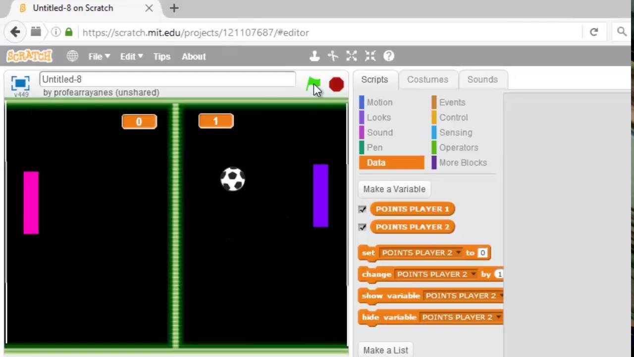 SCRATCH 101; EPISODE TWO KEEP CALM AND PLAY PONG! YouTube