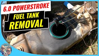 6.0 Powerstroke - fuel tank removal