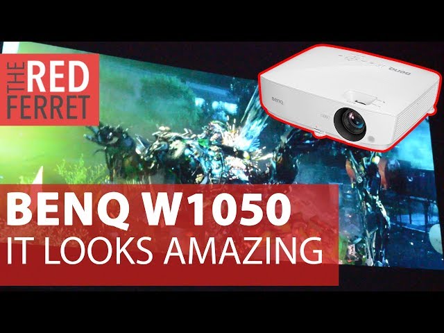 BENQ W1050 プロジェクター本体 NEW BenQ W1050 - How Good Does it Look on a DIY Projector Screen