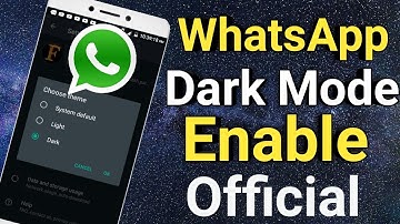 Enable Dark Mode In Whatsapp || Whatsapp Official Dark Mode || Whatsapp Dark Mode Beta No Root