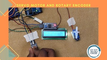Control Servo Motor using Rotary Encoder| Displaying The angle in LCD| #Arduino #Tech #DIY