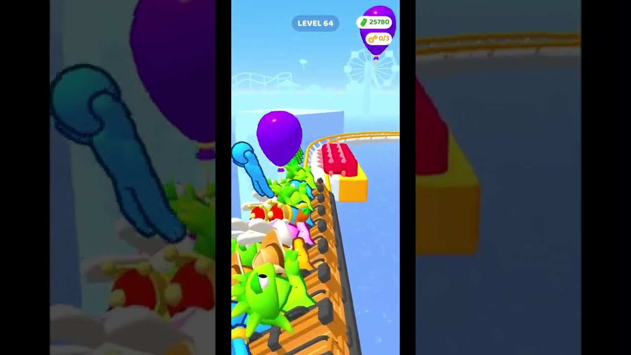 Runner Coaster | Gameplay Walkthrough Level 64