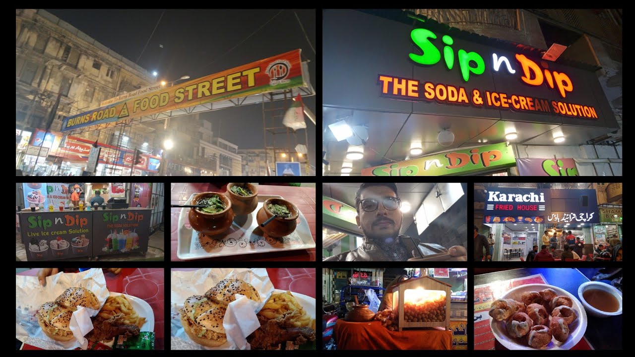 Burns Road Food Street Karachi Vlog YouTube