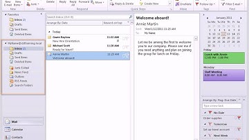 Outlook 2010  |  Tour of Interface & Features